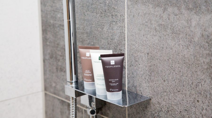 Temple Spa toiletries: 